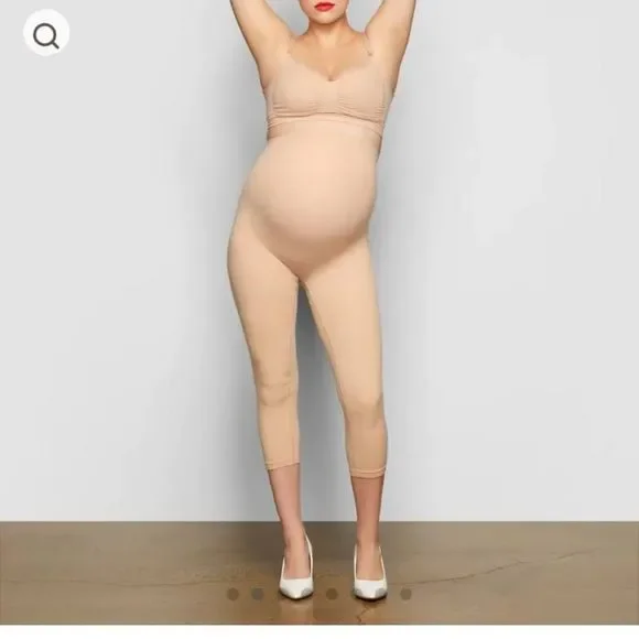 SKIMS Maternity Shapewear Leggings Open Gusset - XXS/XS - Picture 2 of 4